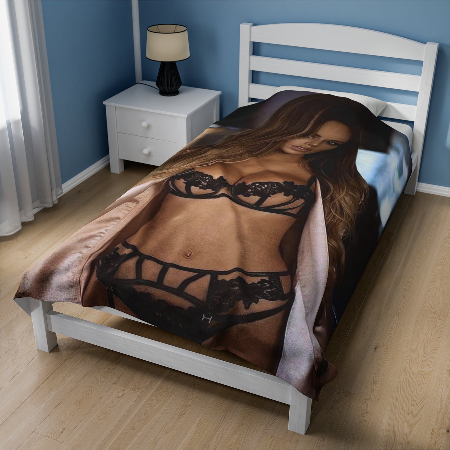 Velveteen Plush Blanket Julianne Kissinger Lingerie