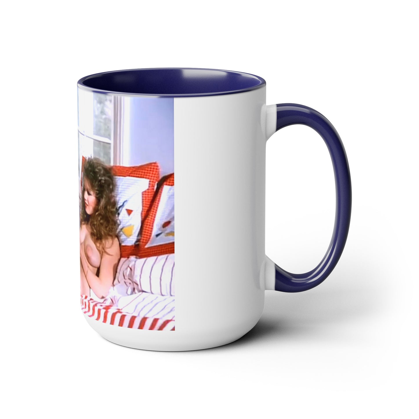 Two-Tone Coffee Mugs, 15oz Traci Lords Nude