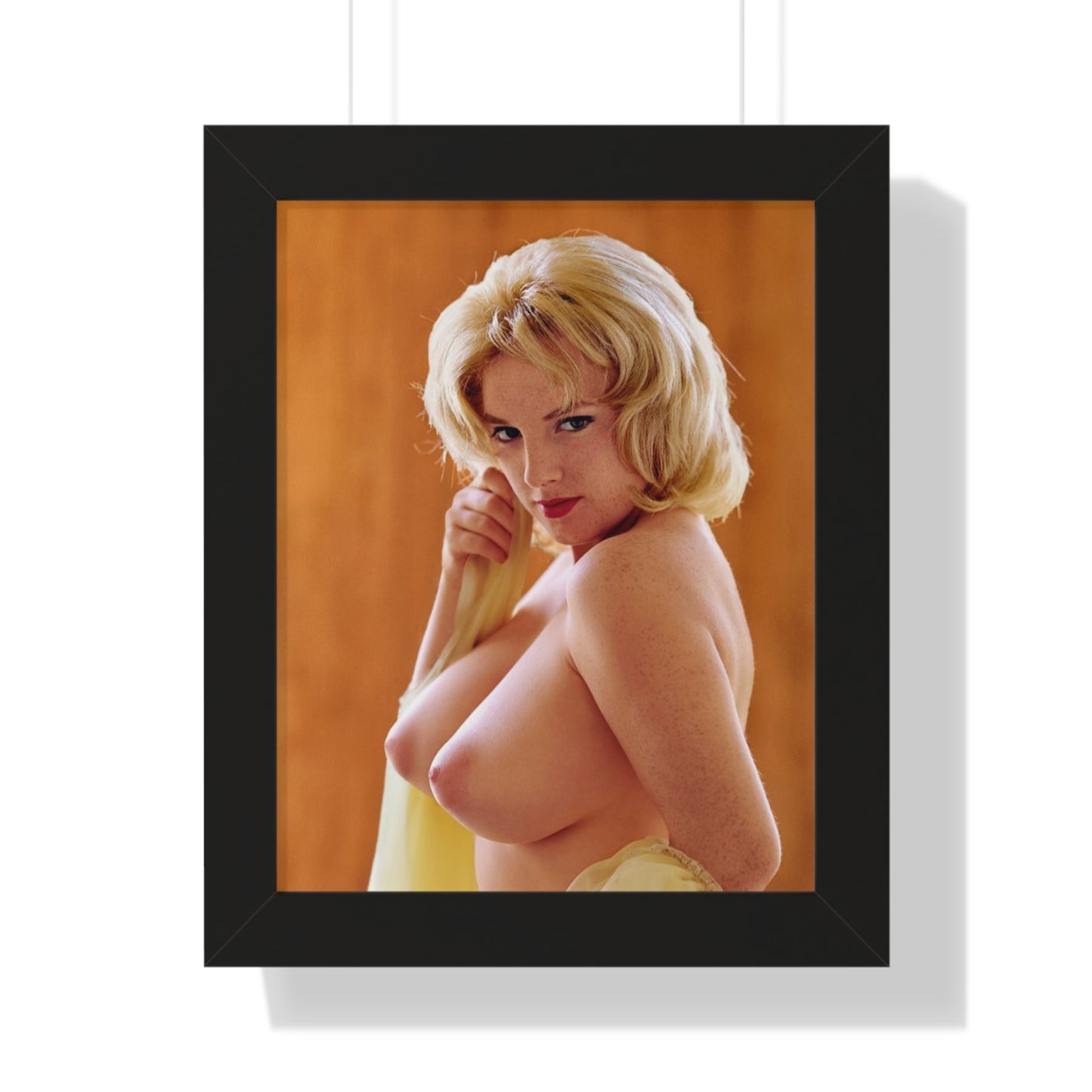 Framed Vertical Poster Playboy Playmate March 1962 Pamela Gordon