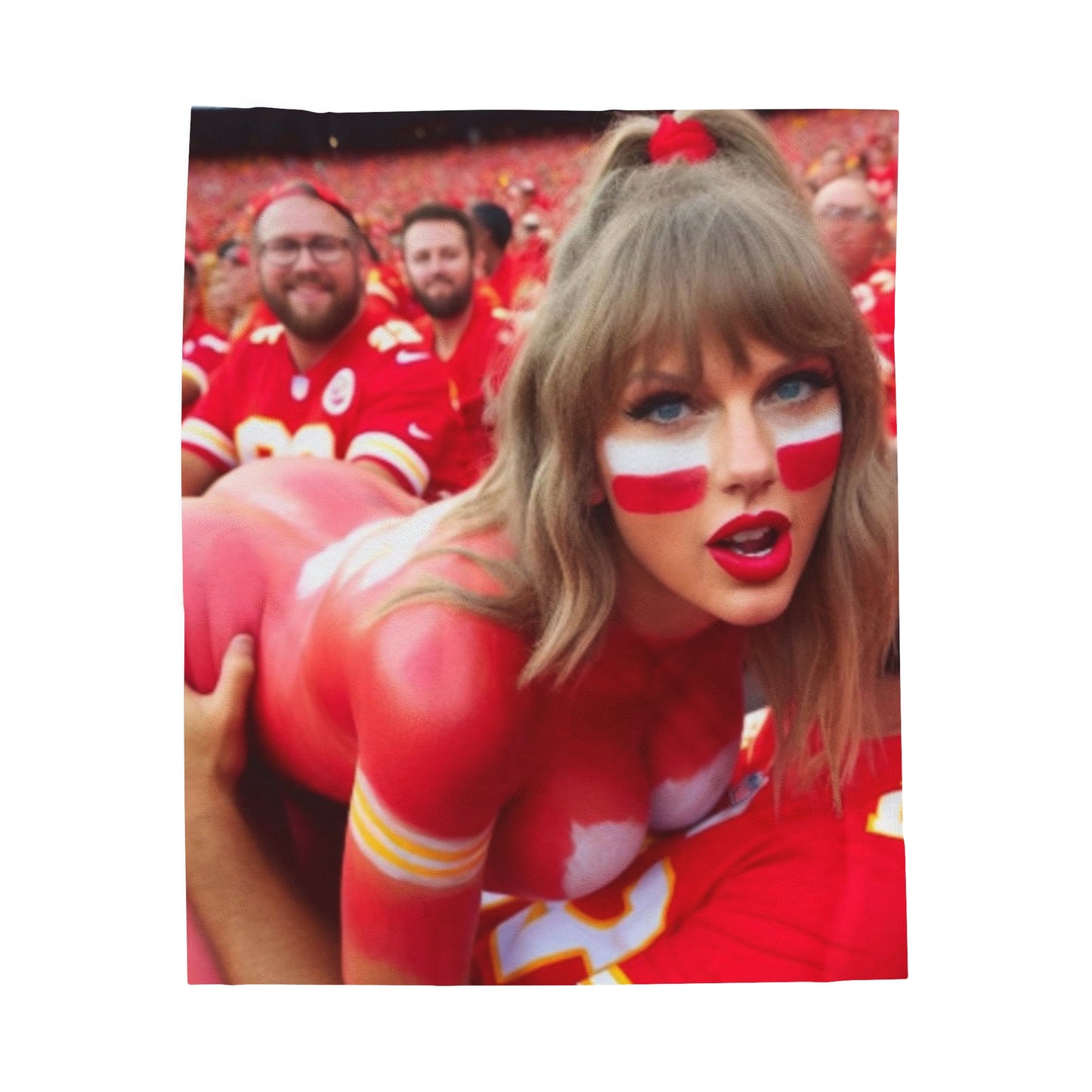 Velveteen Plush Blanket Taylor Swift AI Nudes