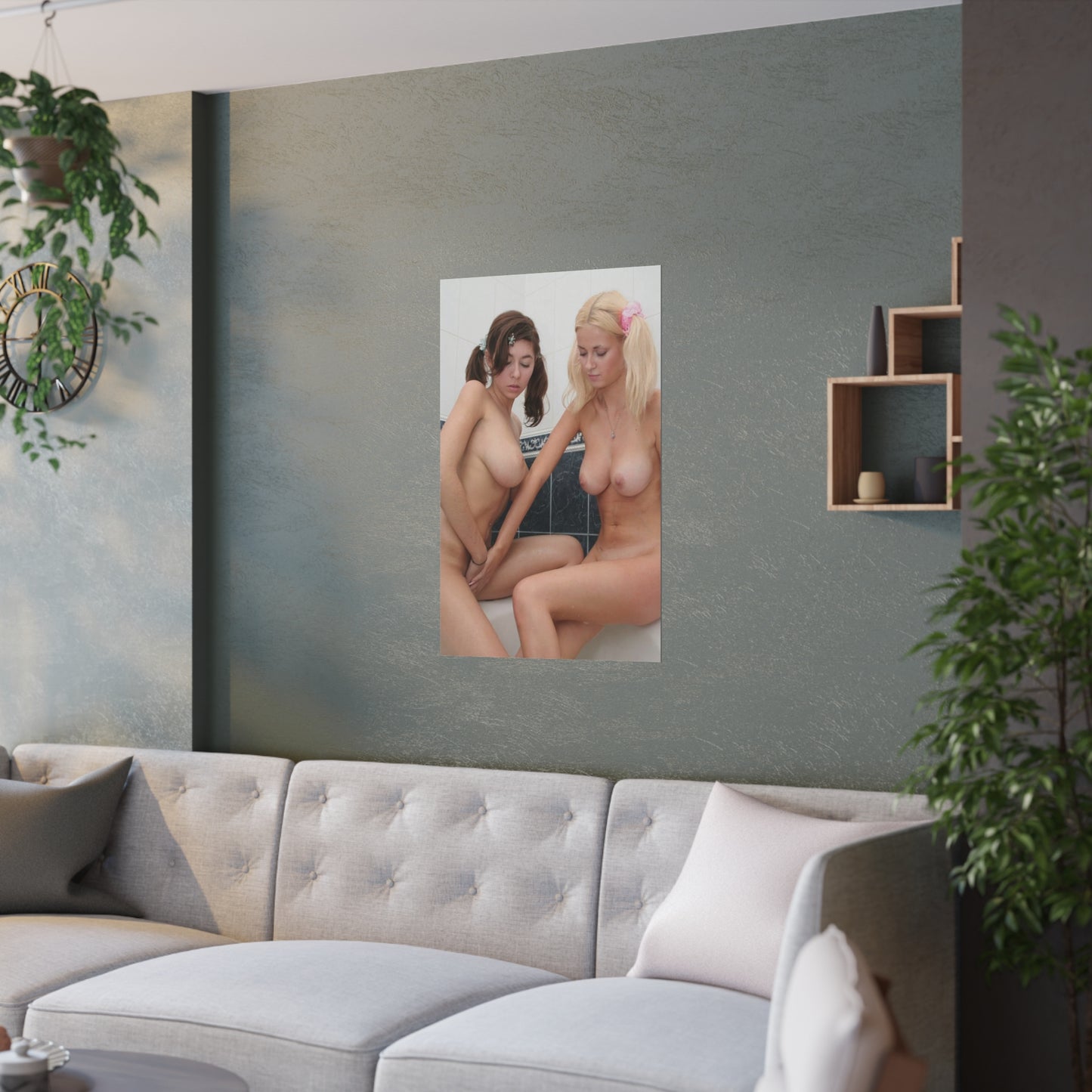 Satin Posters (210gsm) Pigtail Lesbians