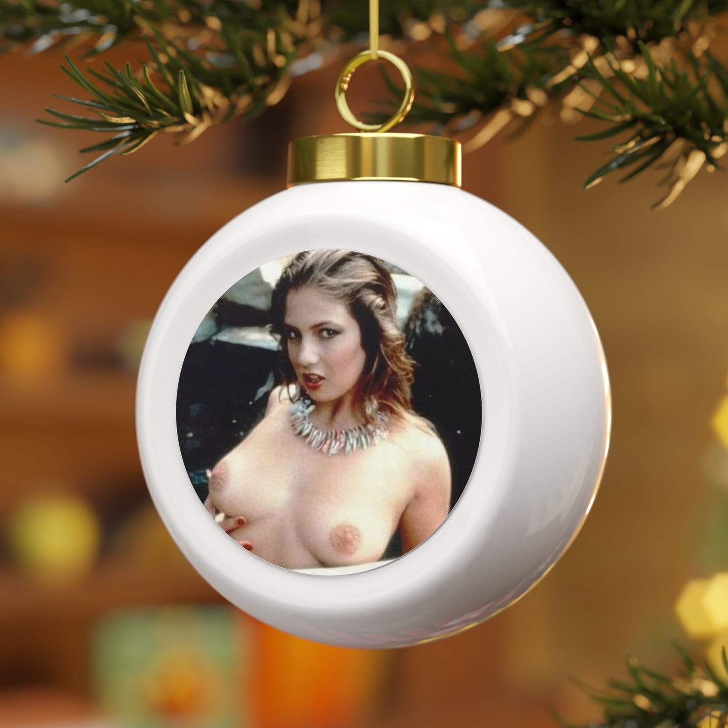 Christmas Ball Ornament Traci Lords Nude