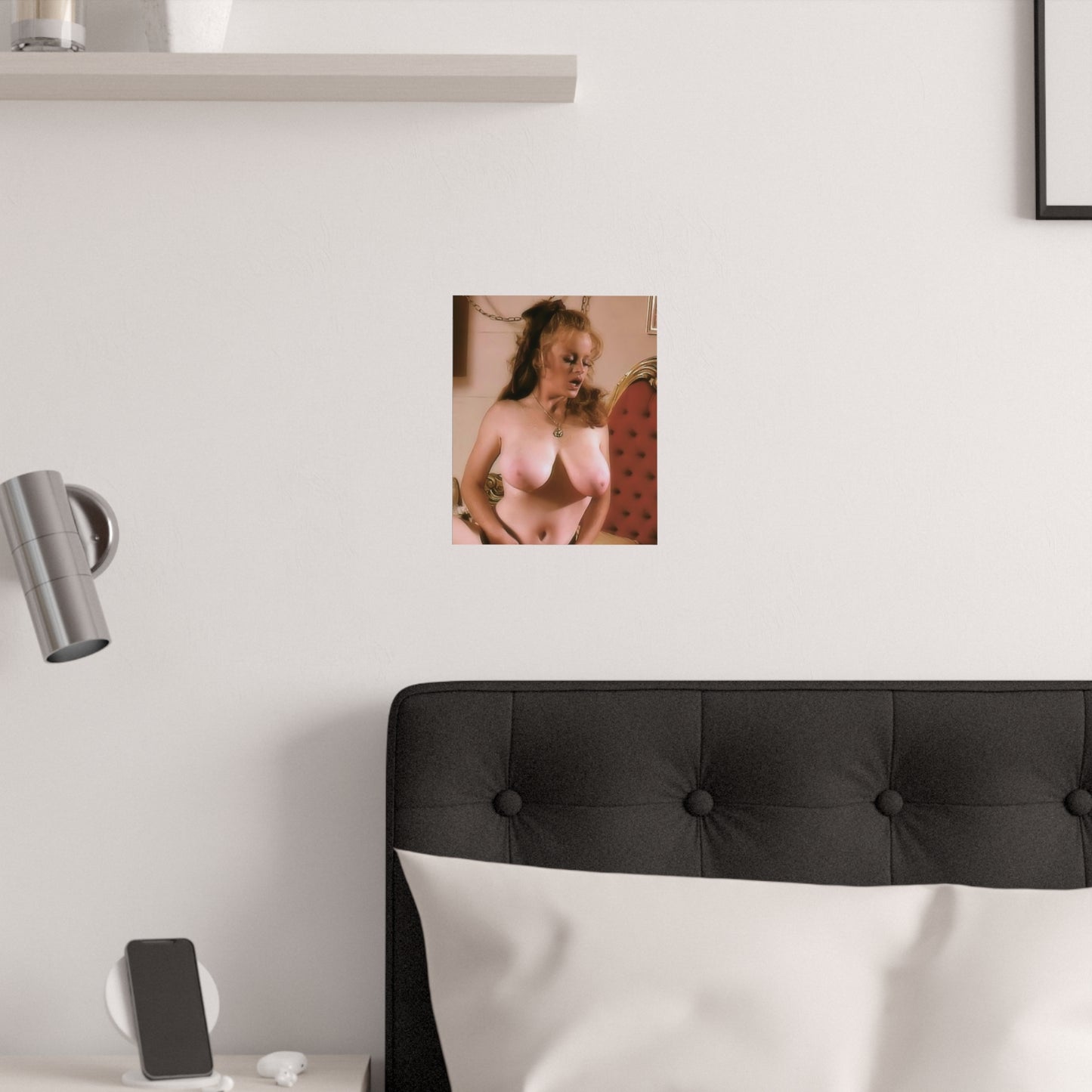 Satin Posters (210gsm) Retro Porn Star Lisa De Leeuw Nude
