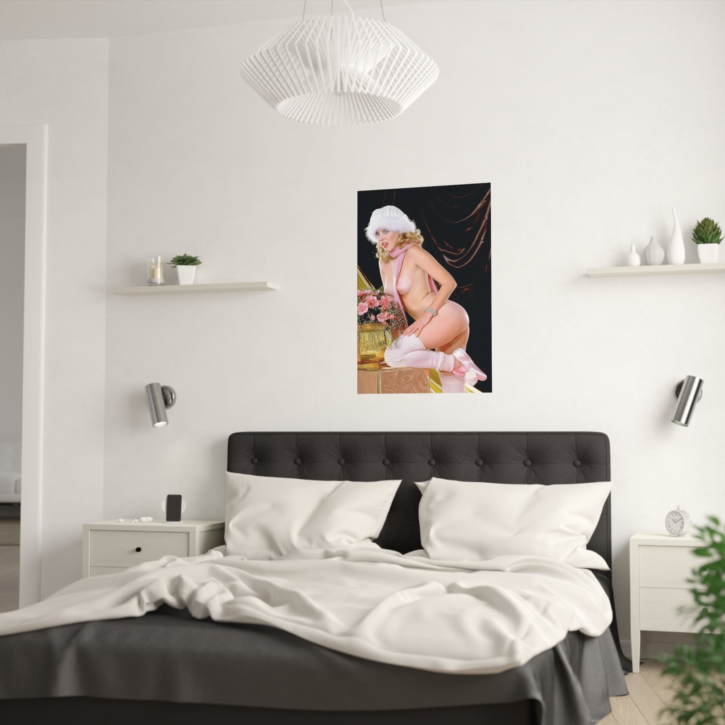 Satin Posters (210gsm) Retro Pornstar Shauna Grant Nude