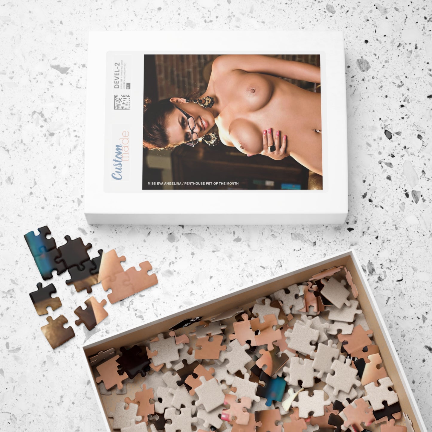 Puzzle (110, 252, 520, 1014-piece) Penthouse Pet June 2010 Eva Angelina