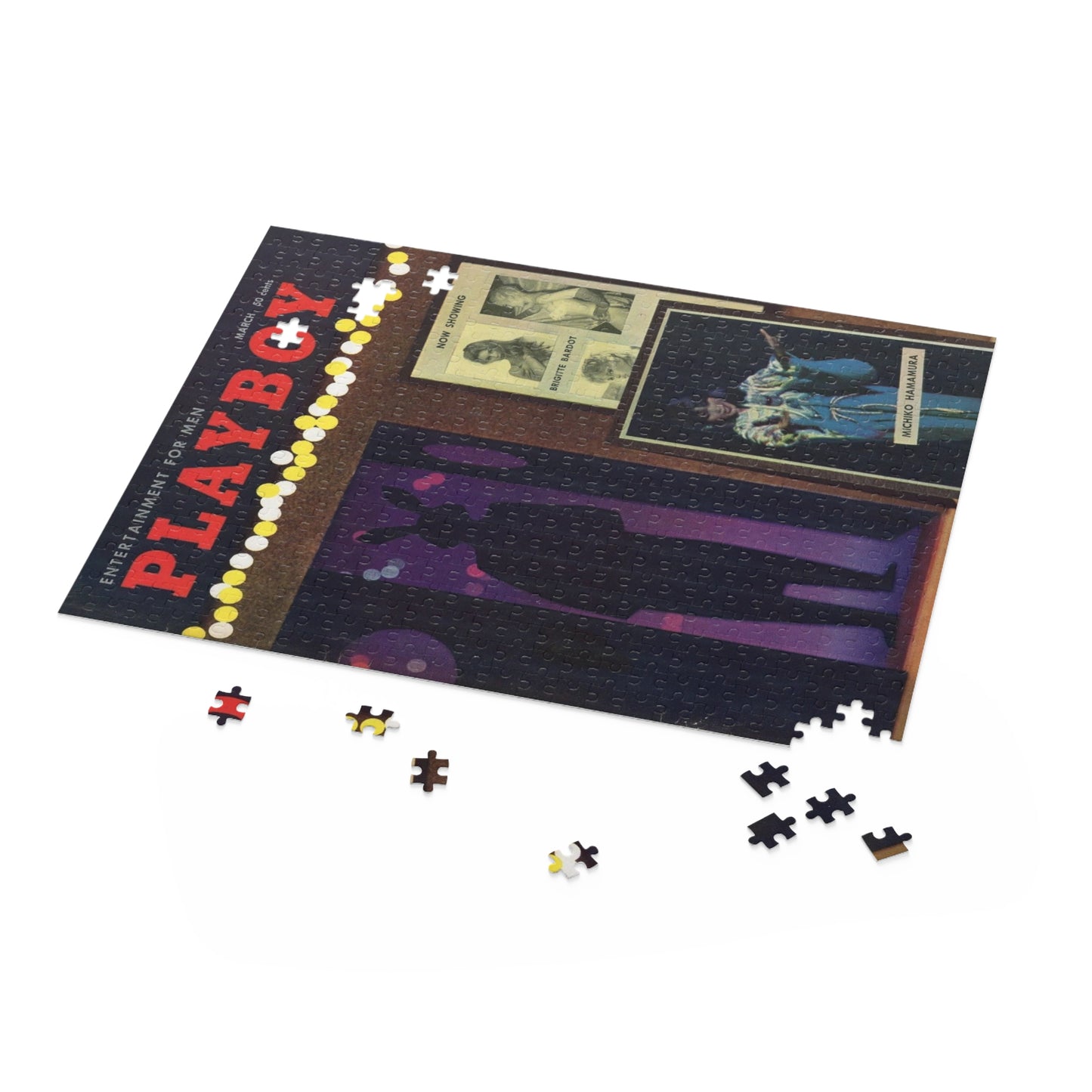 Puzzle (120, 252, 500-Piece) Playboy Cover March 1958