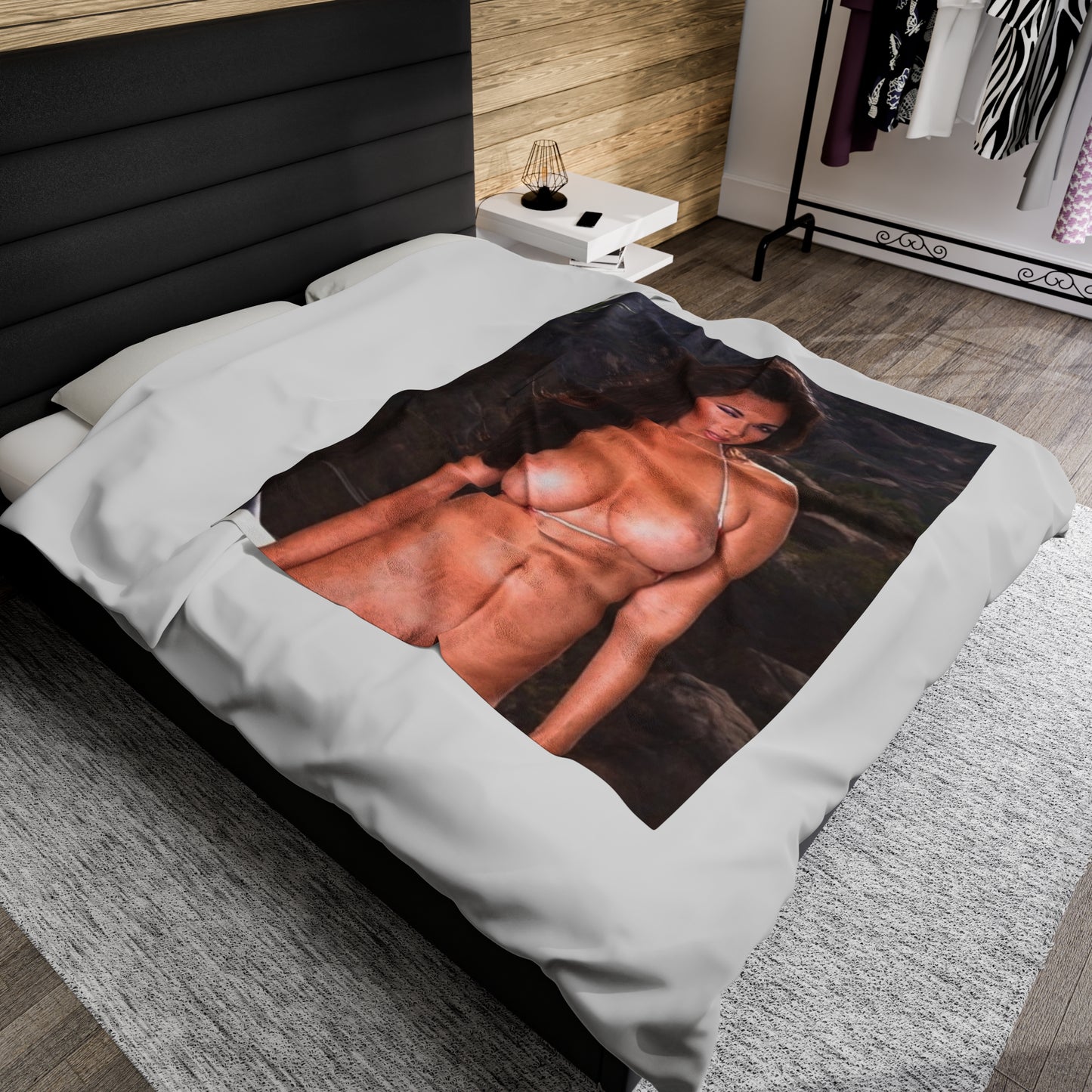 Velveteen Plush Blanket Porn Star Tera Patrick Nude