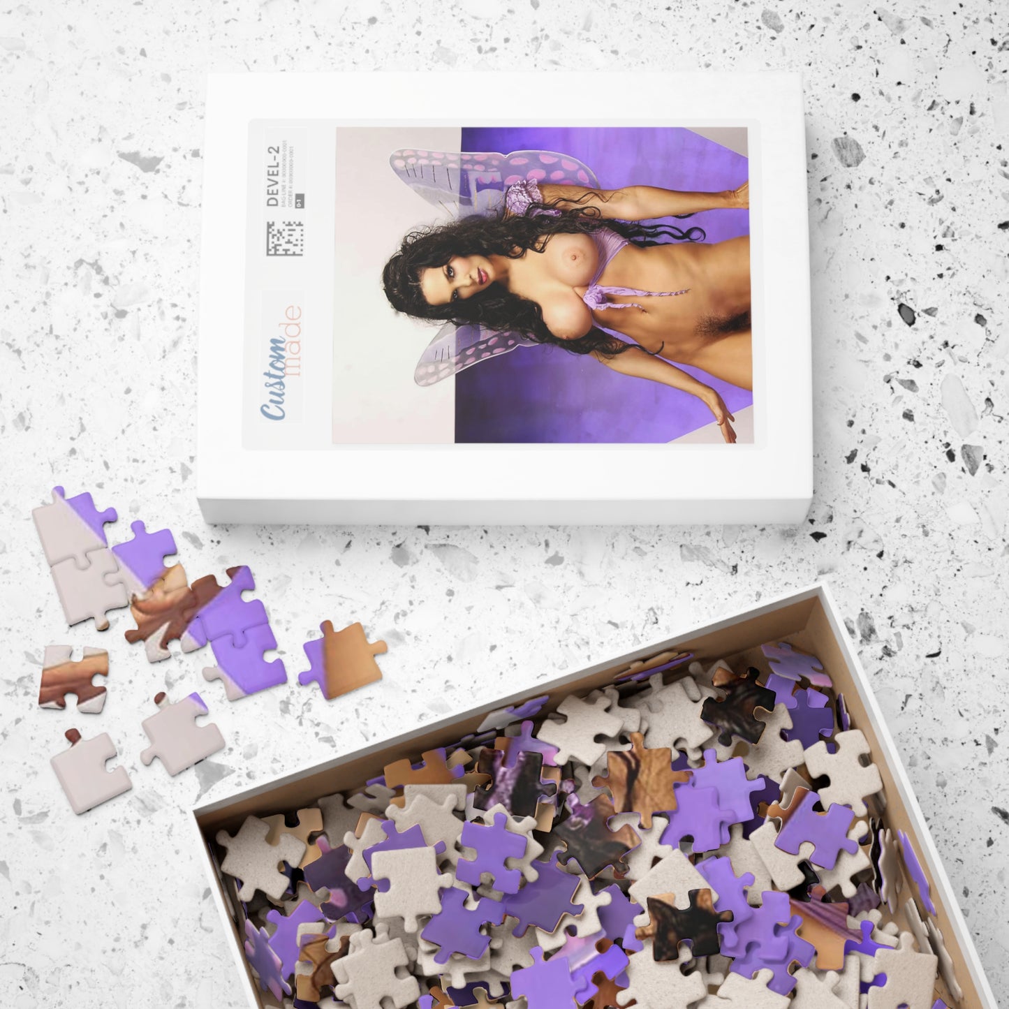 Puzzle (110, 252, 520, 1014-piece) Retro Adult Star Julie Strain
