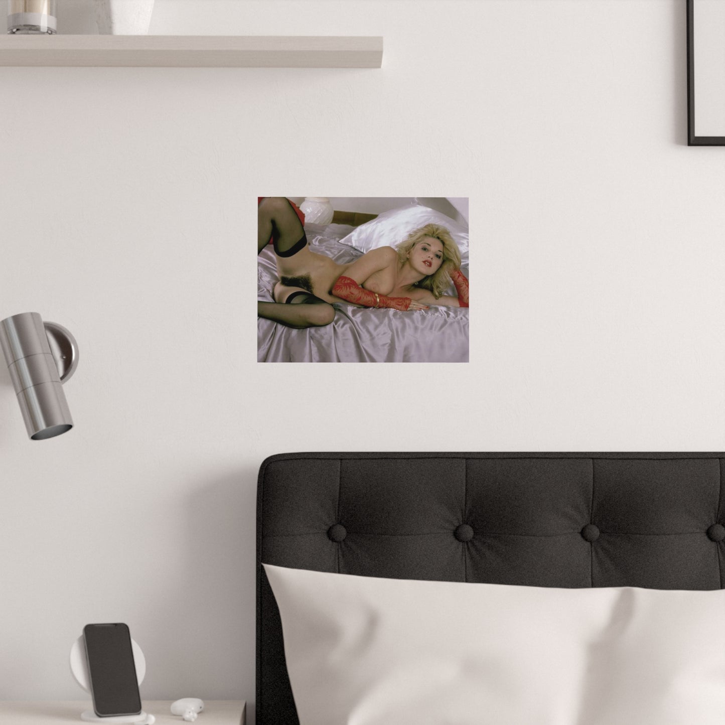Satin Posters (210gsm) Retro French Porn Star Marilyn Jess