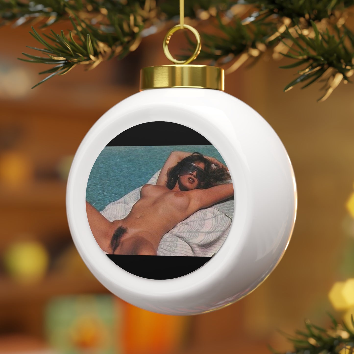 Christmas Ball Ornament Traci Lords Nude