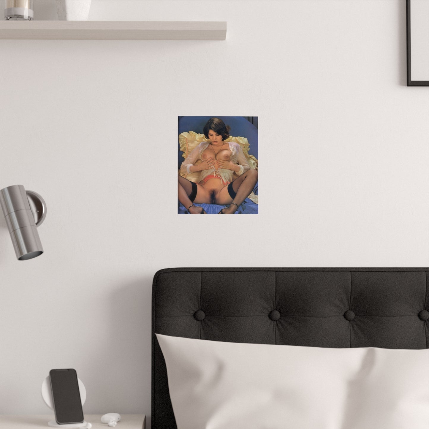 Satin Posters (210gsm) Retro Porn Star Desiree Cousteau