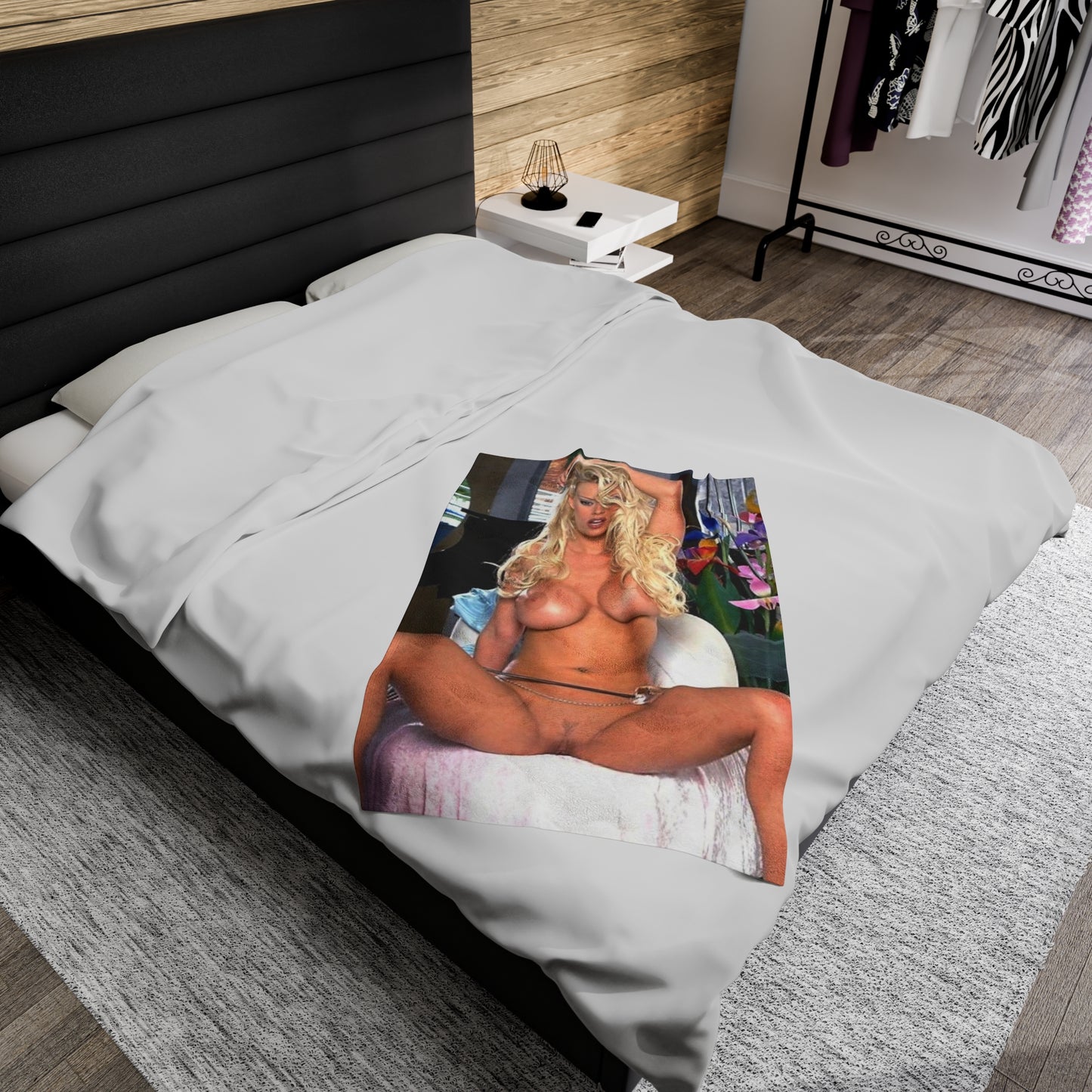 Velveteen Plush Blanket Pornstar Jenna Jameson Nude
