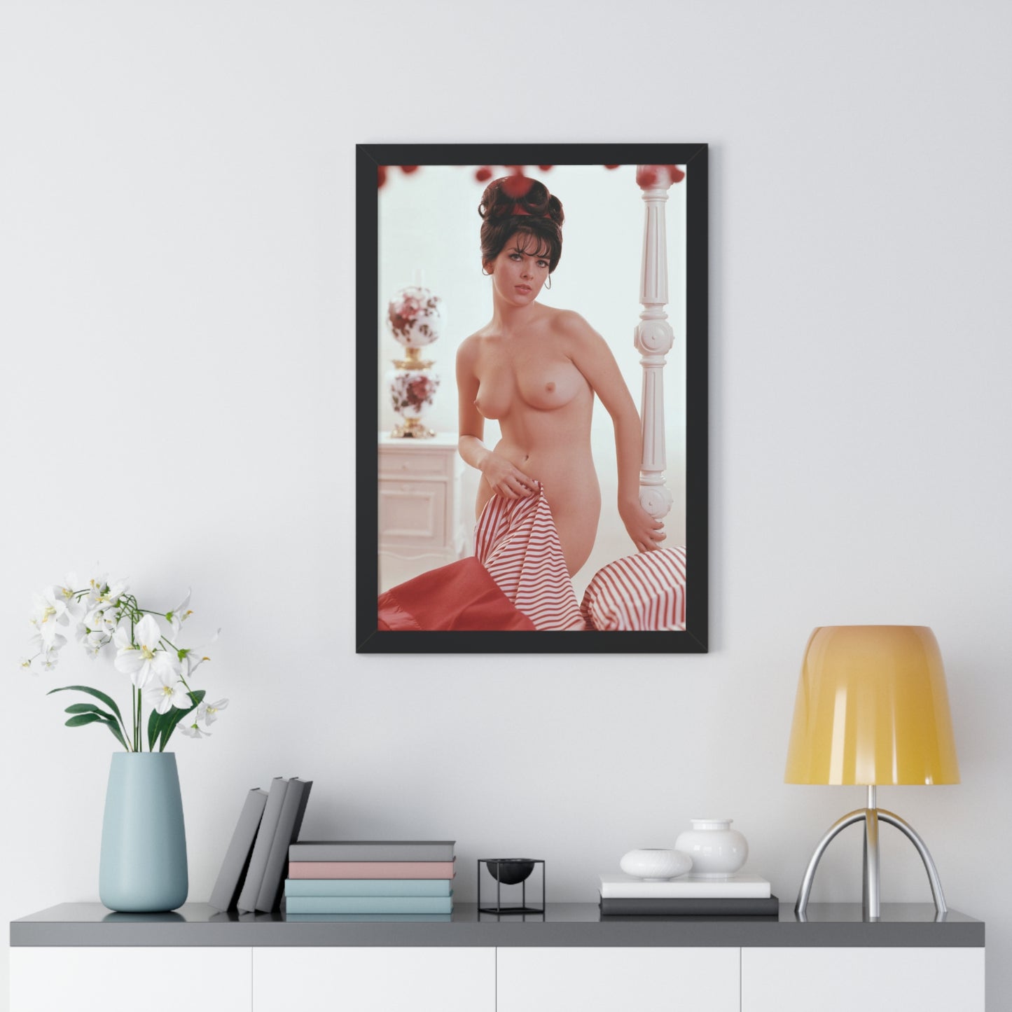 Framed Vertical Poster Playboy Playmate May 1964 Terri Kimball