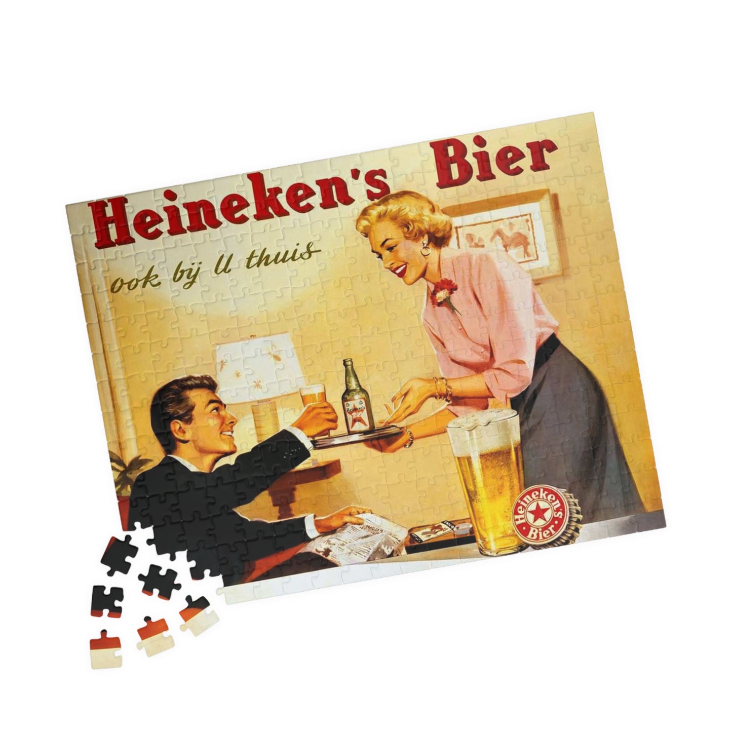 Puzzle (110, 252, 520, 1014-piece) Retro Beer Advertisement Heineken