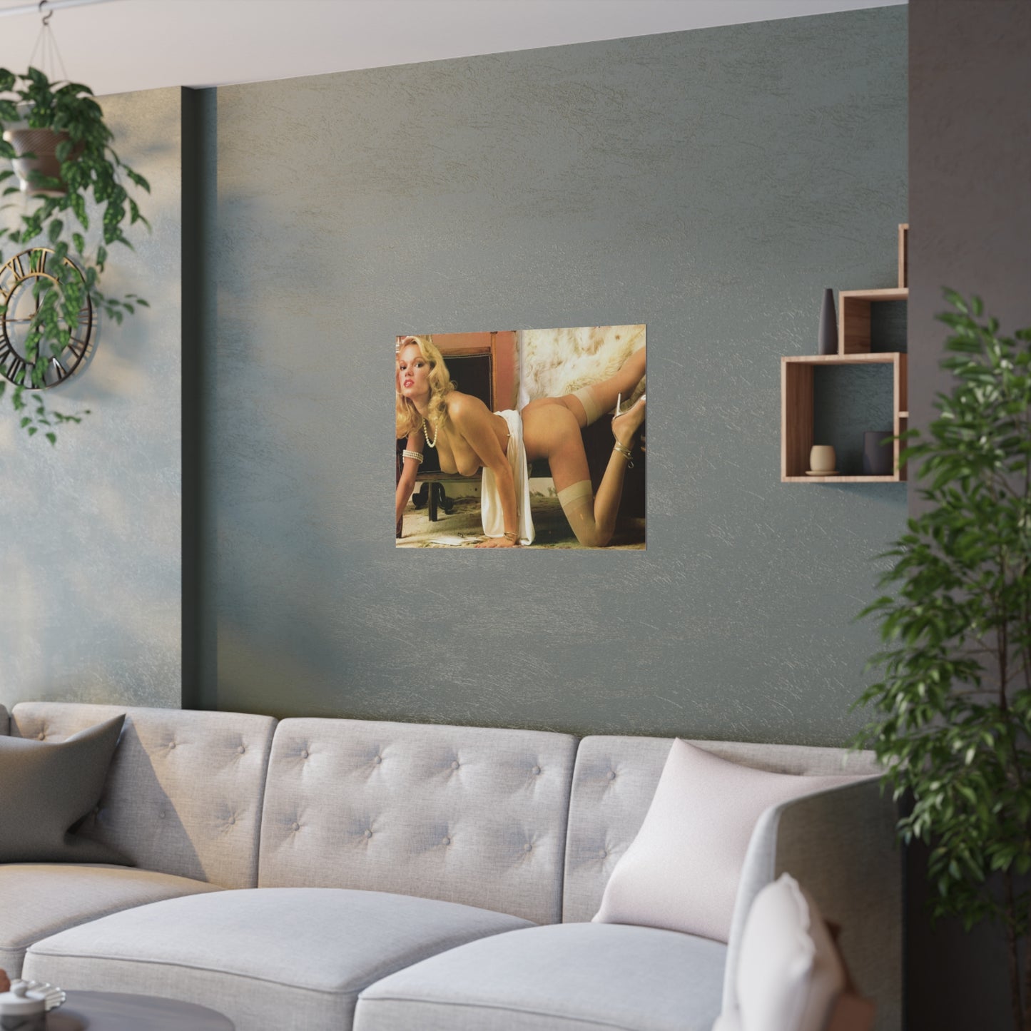 Satin Posters (210gsm) Vintage French Pornstar Brigitte Lahaie