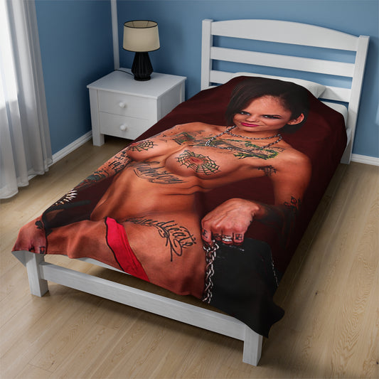 Velveteen Plush Blanket Pornstar Bonnie Rotten Nude