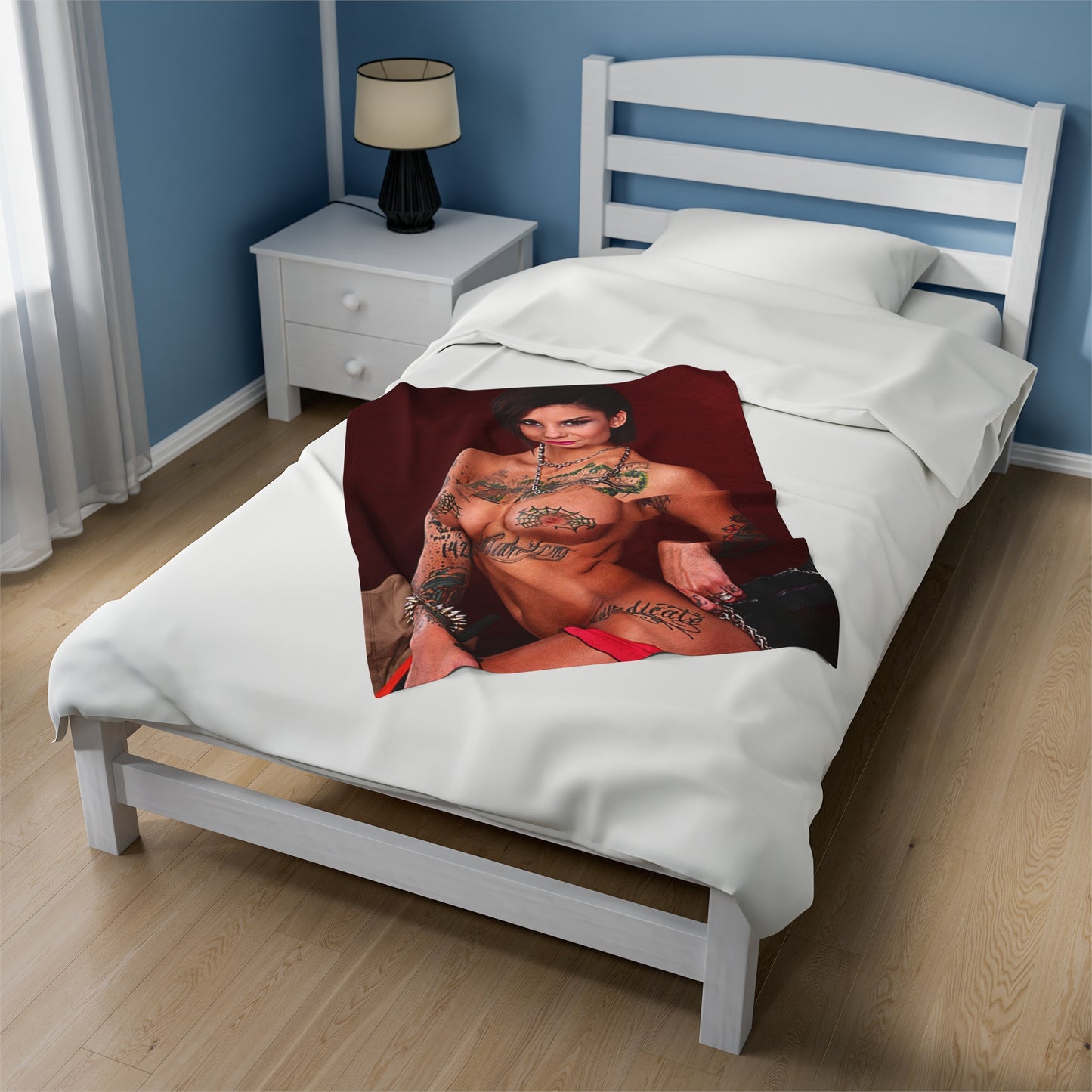 Velveteen Plush Blanket Pornstar Bonnie Rotten Nude