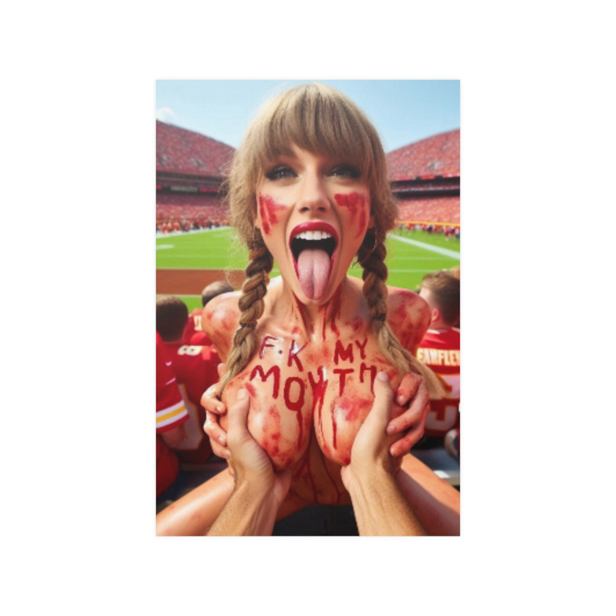 Satin Posters (210gsm) Taylor Swift AI Nudes