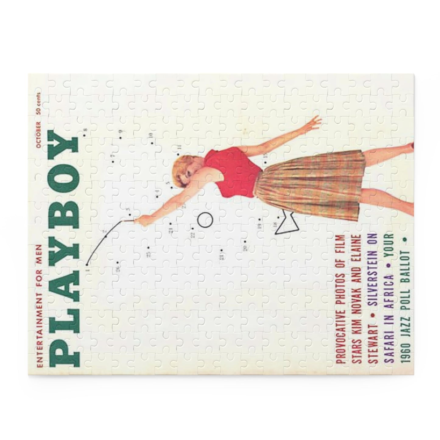 Puzzle (120, 252, 500-Piece) Playboy Cover October 1959