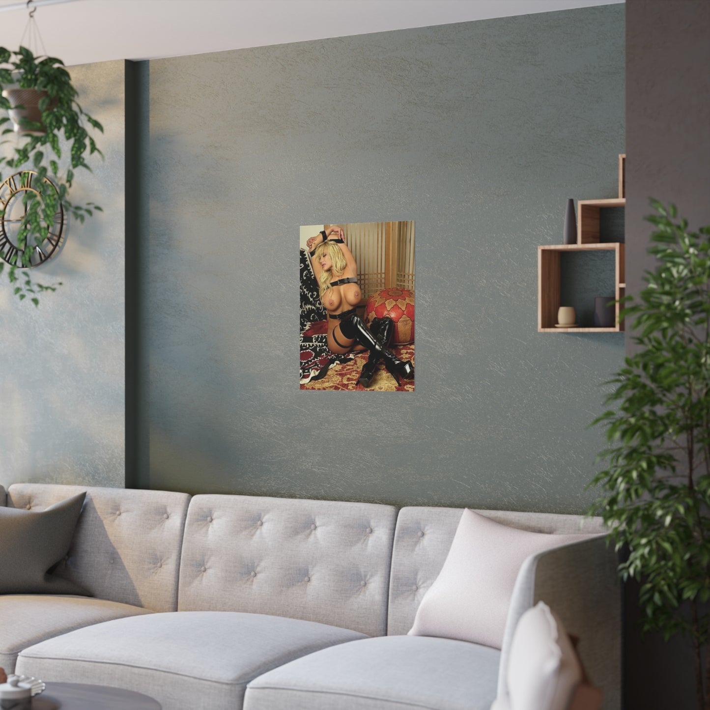 Satin Posters (210gsm) Adult Star Shyla Stylez Nude