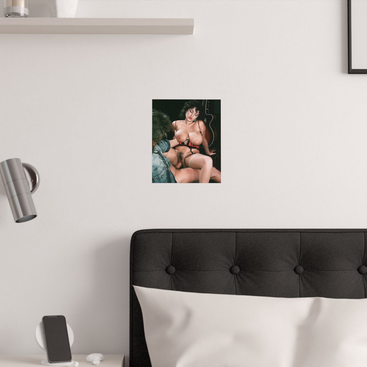 Satin Posters (210gsm) Hot Hardcore Porno Porn Scene Jennifer Eccles Retro Busty Fucking Sex