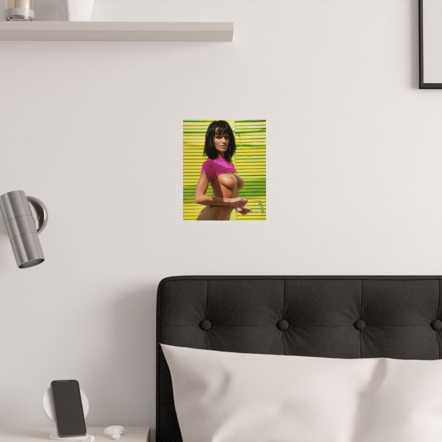 Satin Posters (210gsm) Retro Pornstar Anita Blond