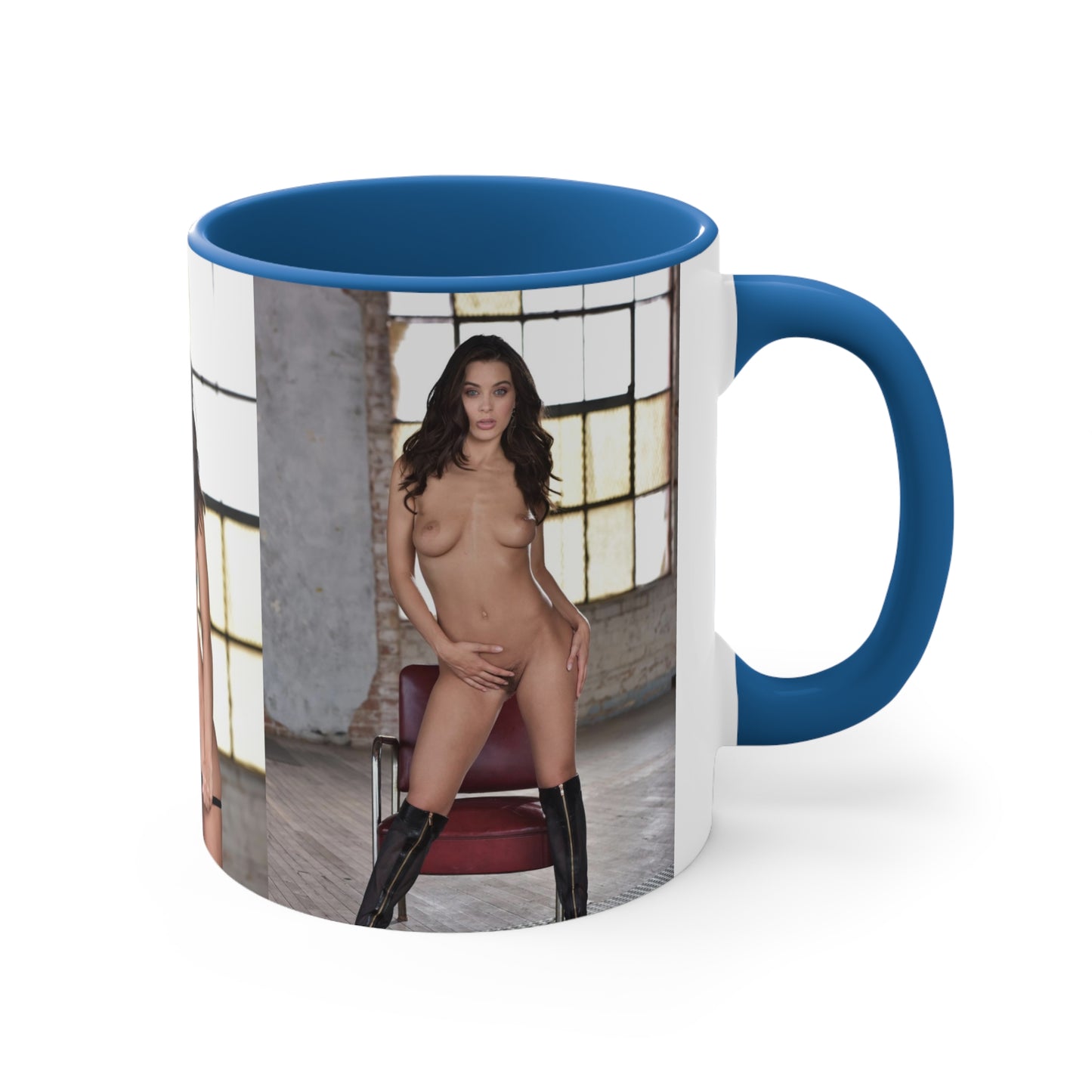 Accent Coffee Mug, 11oz Lana Rhoades Nude