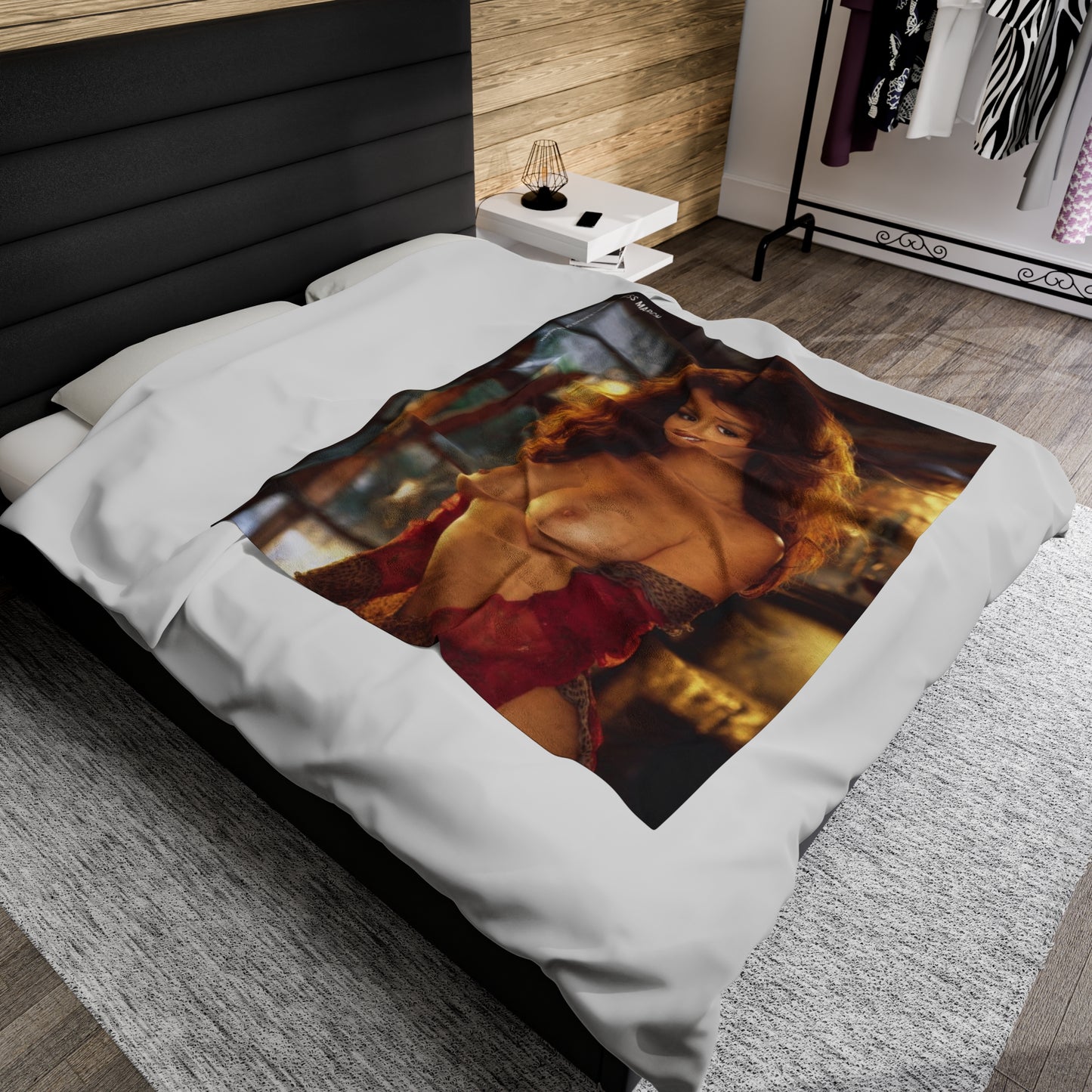 Velveteen Plush Blanket Playboy Playmate March 2003 Pennelope Jimenez