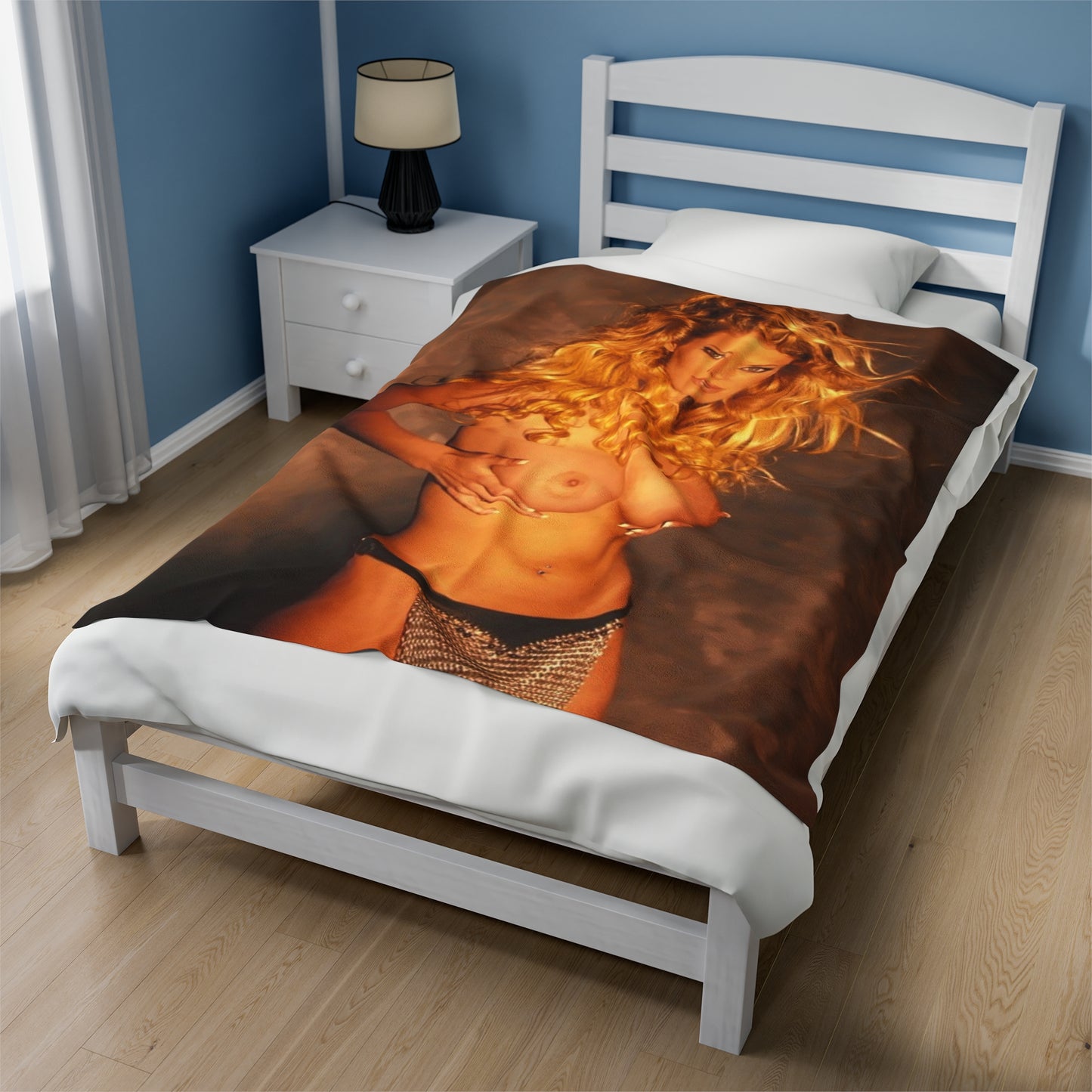 Velveteen Plush Blanket Pornstar Jenna Jameson Nude