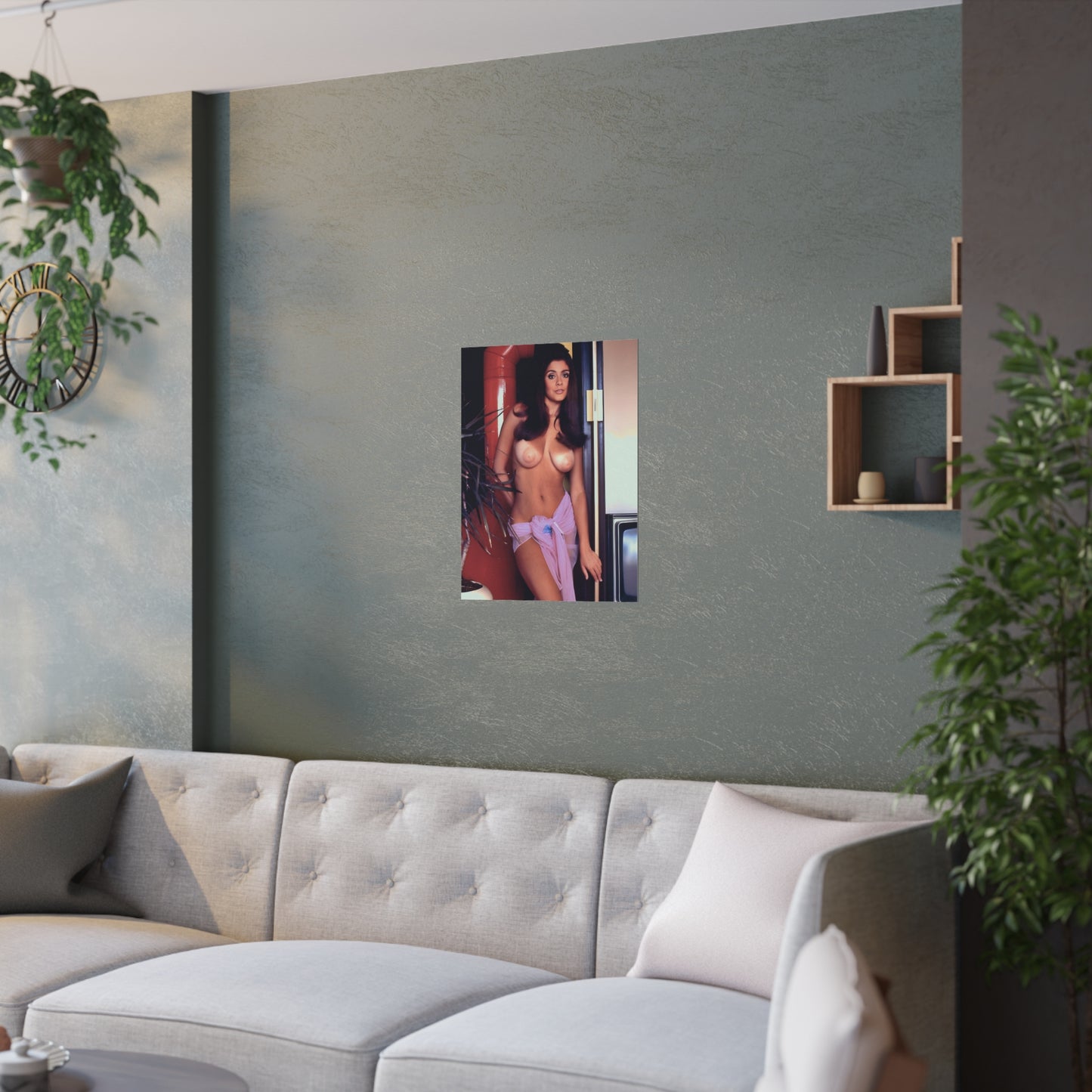 Satin Posters (210gsm) Playboy Playmate Cynthia Myers nude