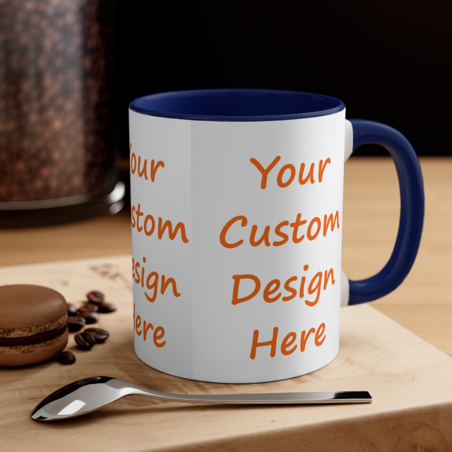 Accent Coffee Mug, 11oz Custom Purchase & Message Artwork! No Limits!