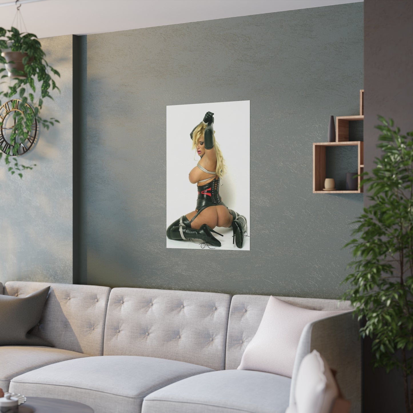 Satin Posters (210gsm) Adult Star Shyla Stylez Nude