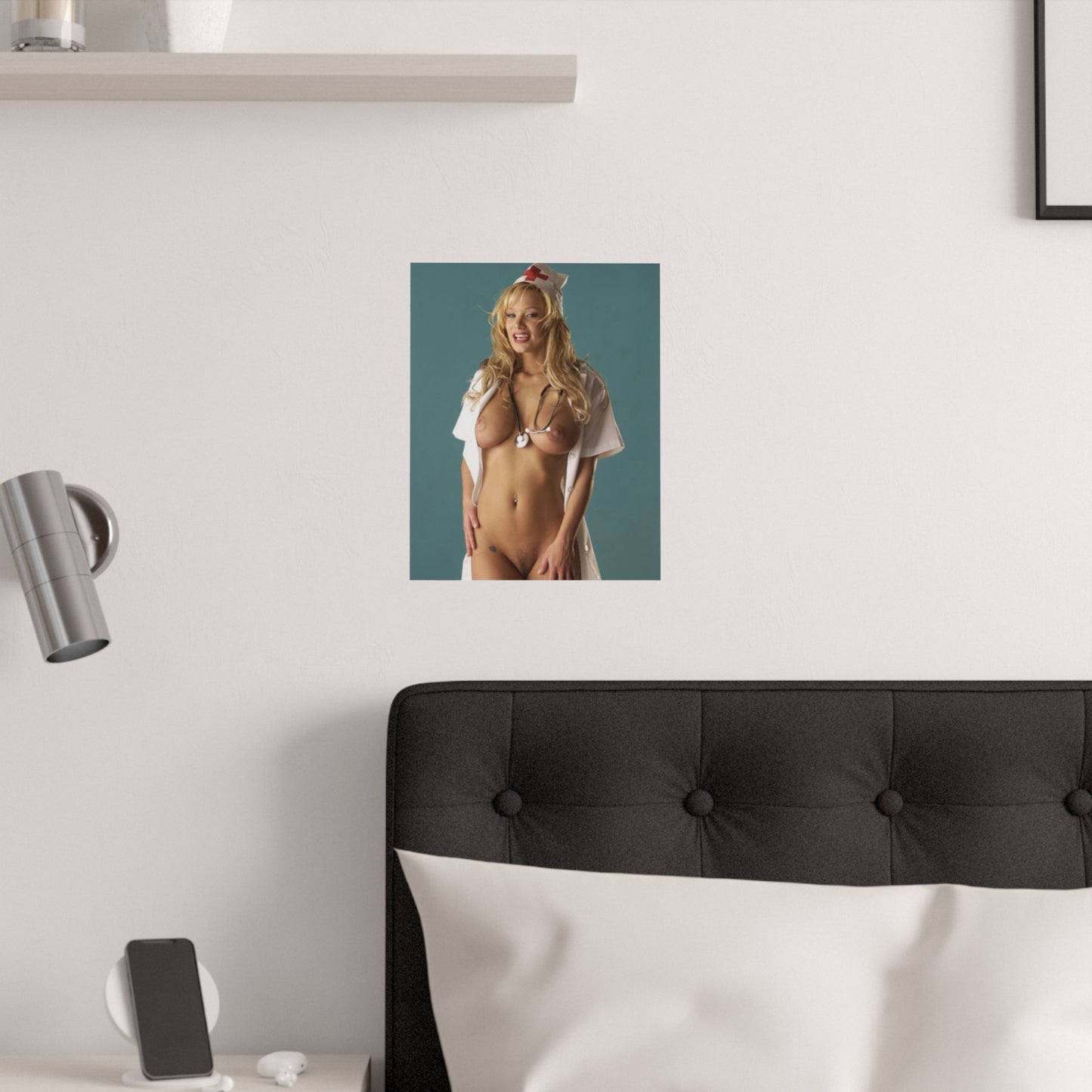 Satin Posters (210gsm) Sexy Nude Nurse Shyla Stylez