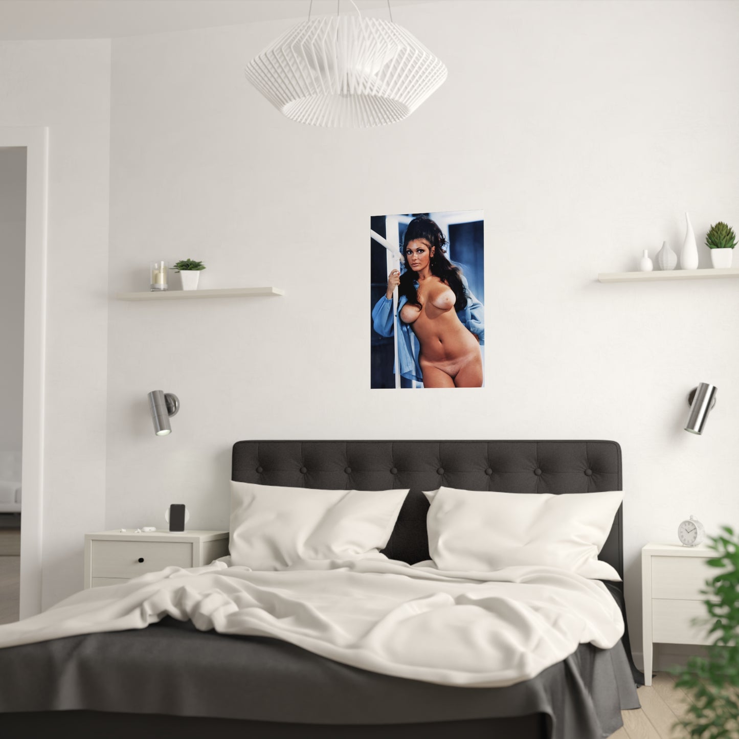 Satin Posters (210gsm) Playboy Playmate Cynthia Myers nude