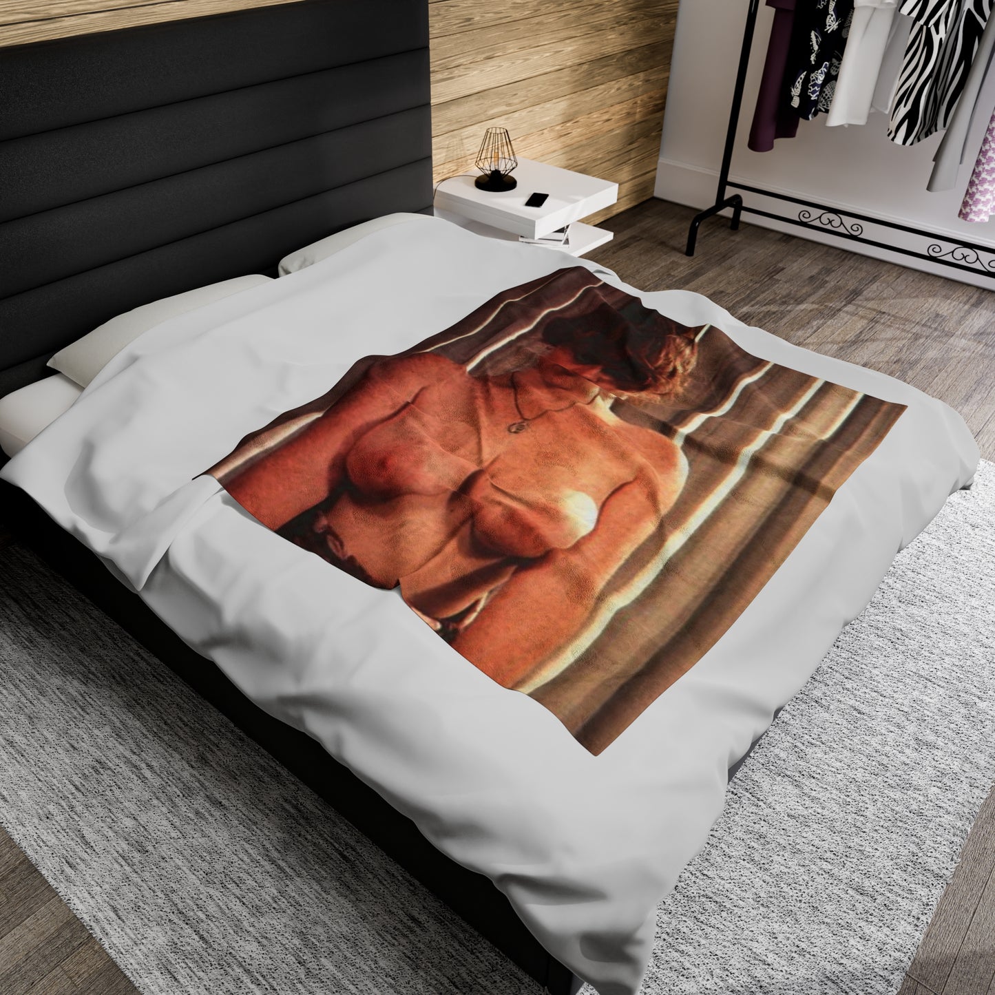 Velveteen Plush Blanket Retro Pornstar Lisa De Leeuw Nude