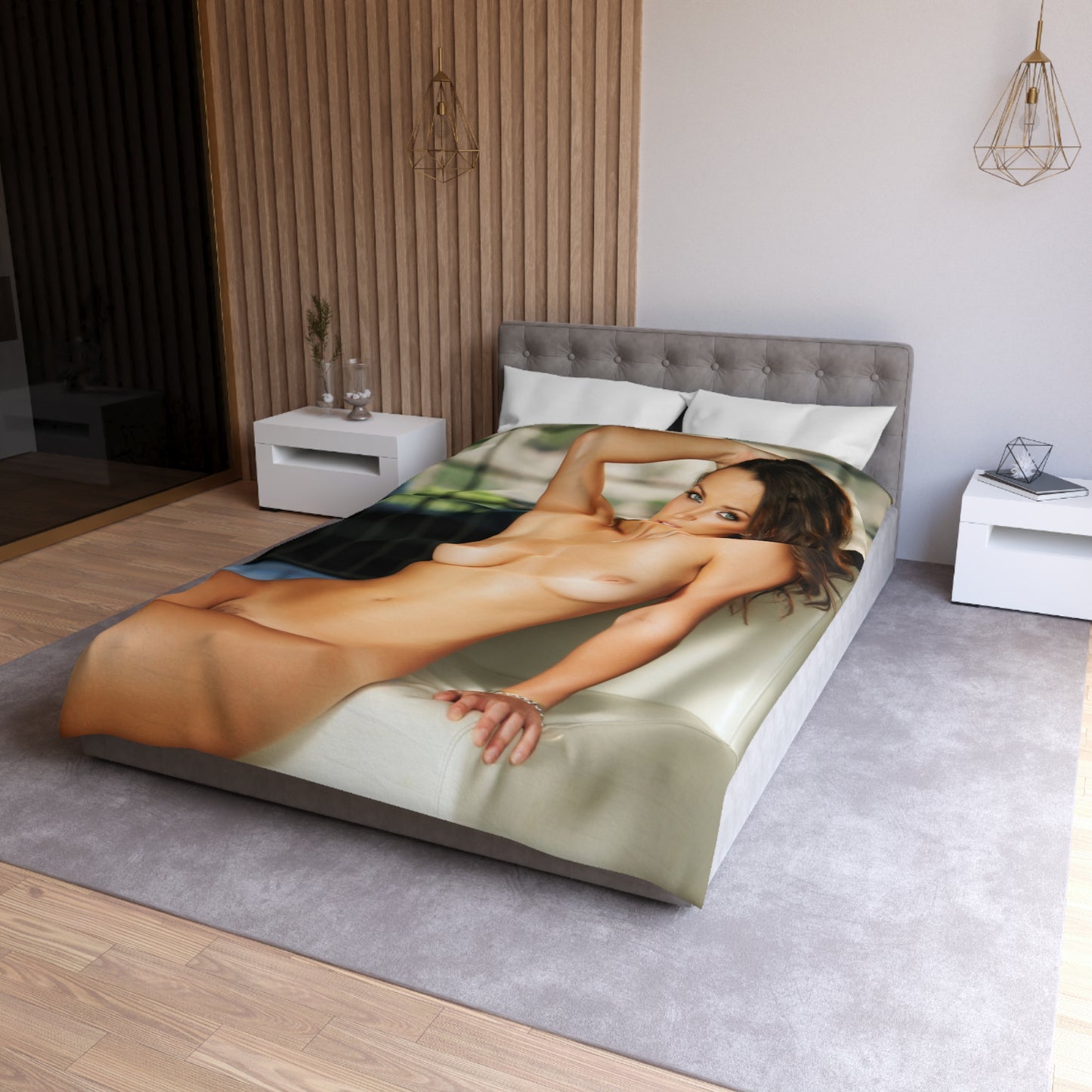 Microfiber Duvet Cover Penthouse Pet December 2012 Lily Love
