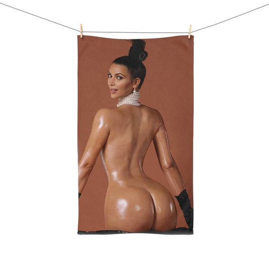 Hand Towel Kim Kardashian Nude