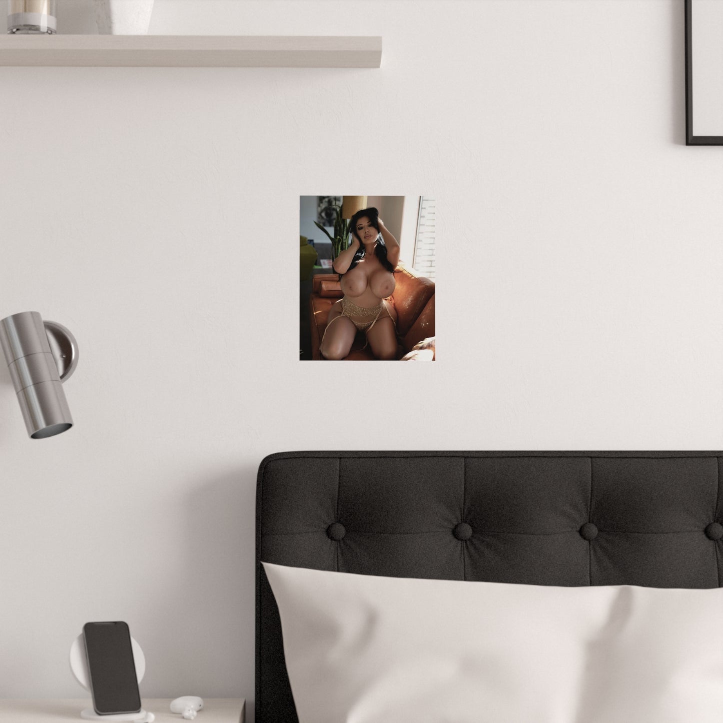 Satin Posters (210gsm) Busty Stephanie Palomares Nude