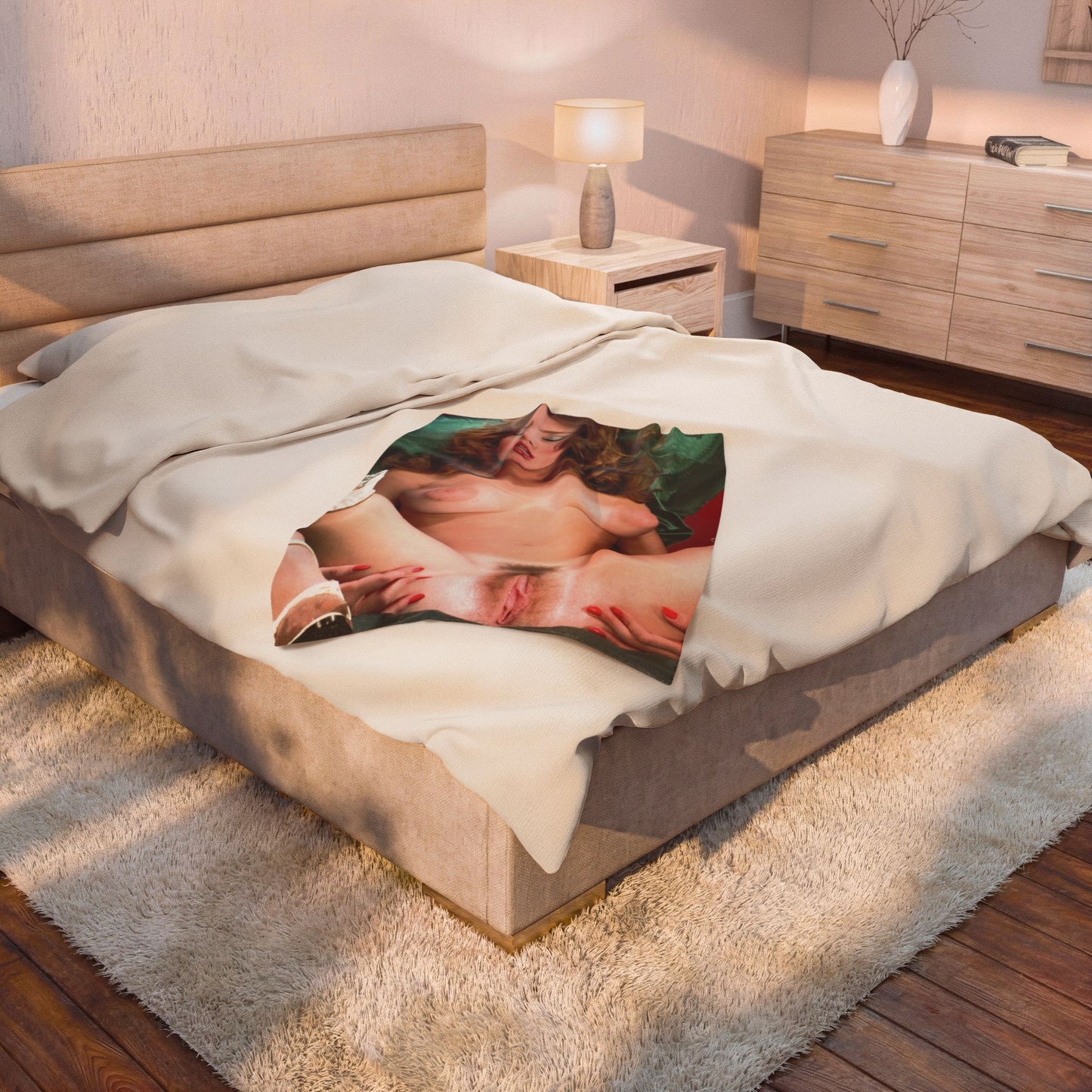 Velveteen Plush Blanket Traci Lords Nude