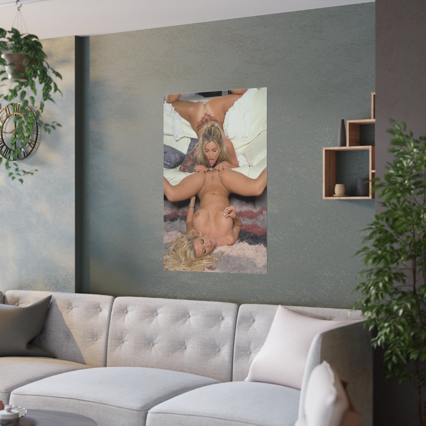 Satin Posters (210gsm) Jenna Jameson and Janine Lindenmulder