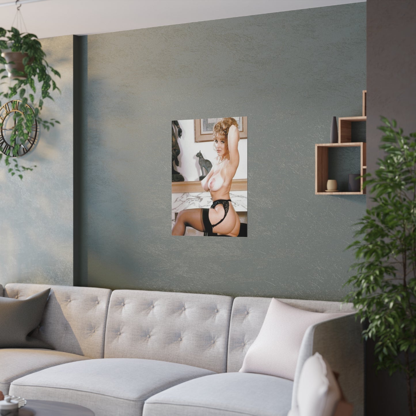 Satin Posters (210gsm) Retro Adult Star Danni Ashe Nude