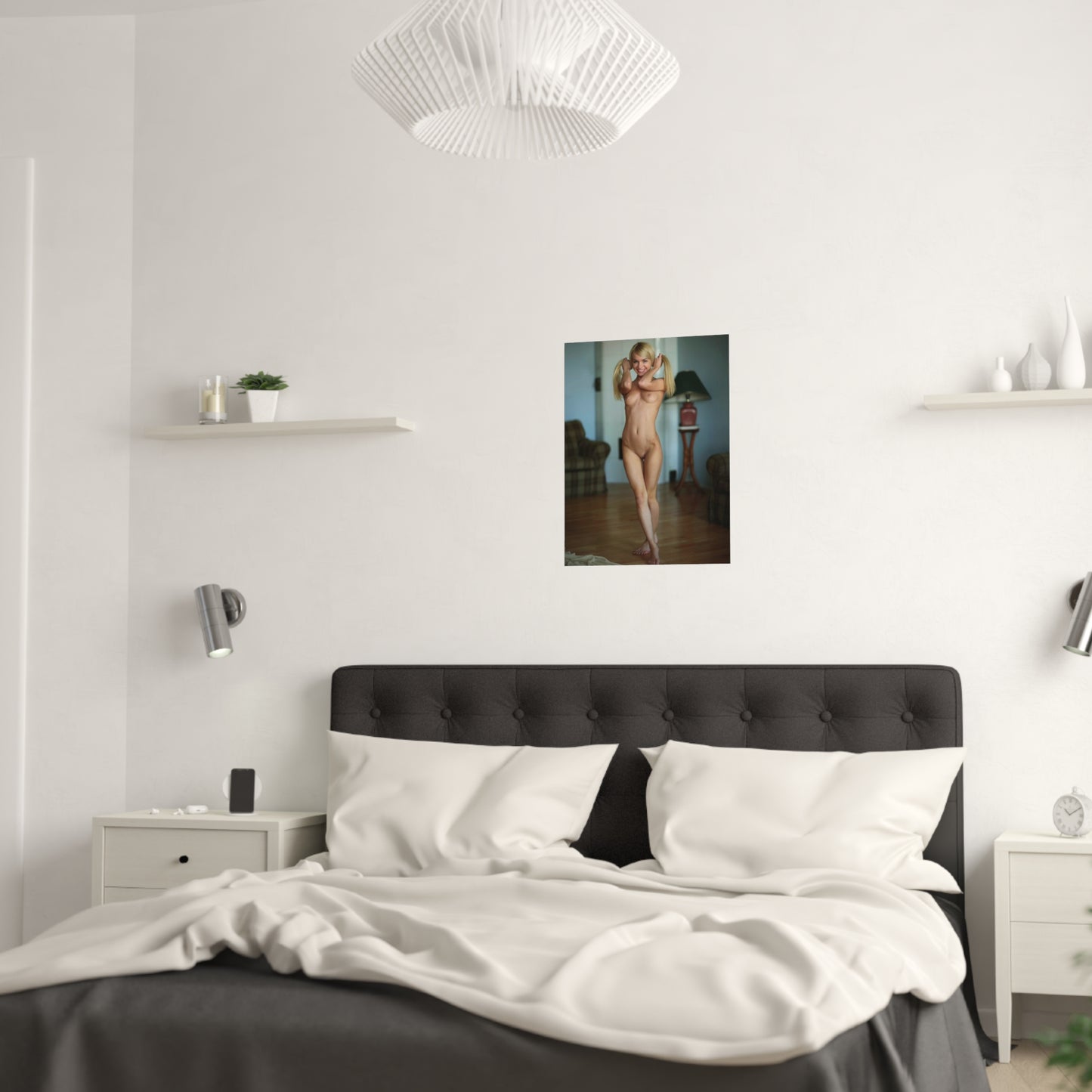Satin Posters (210gsm) Sexy Nude Pigtails