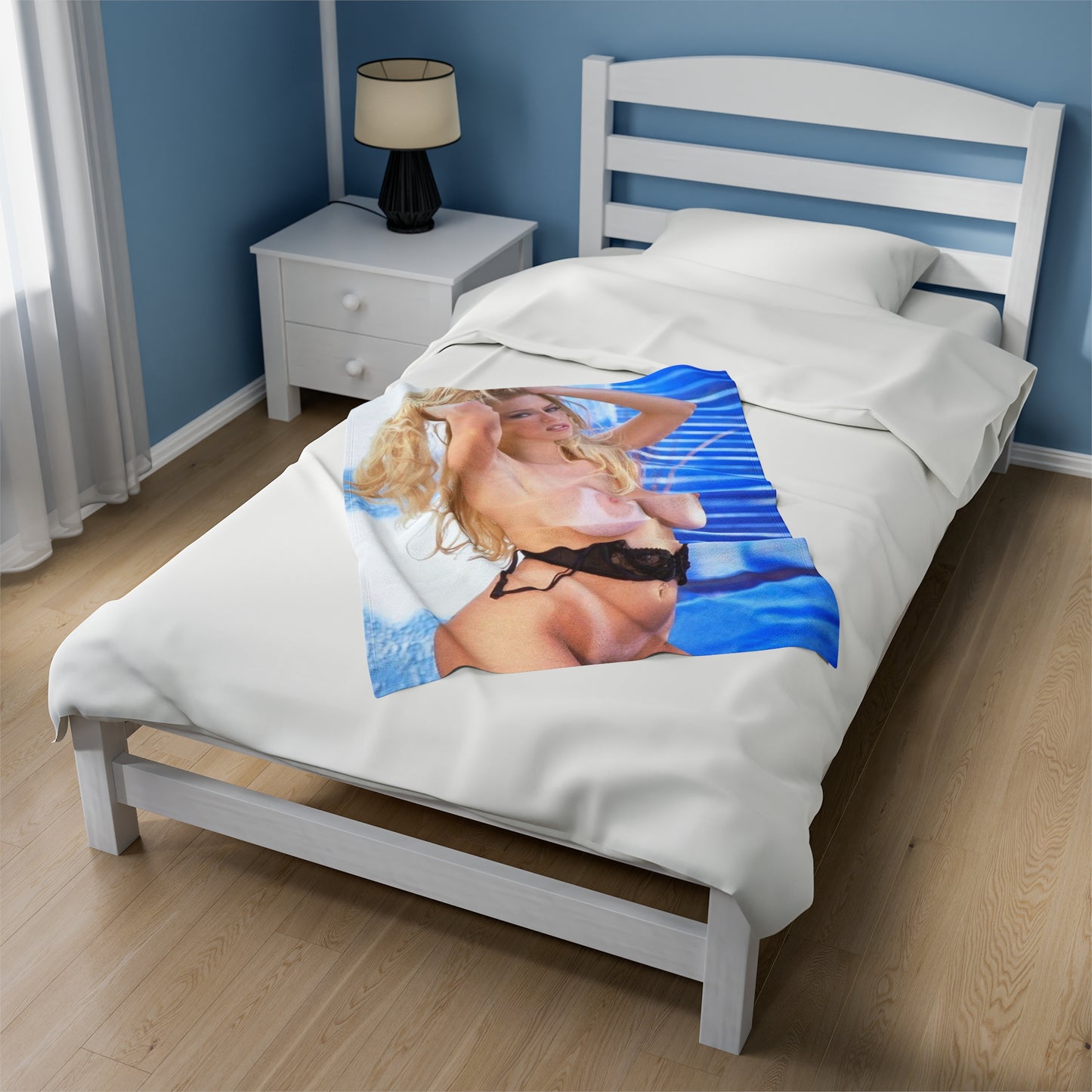 Velveteen Plush Blanket Pornstar Jenna Jameson Nude