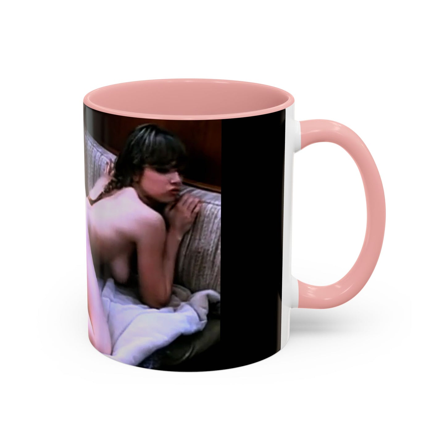 Accent Coffee Mug (11, 15oz) Traci Lords Nude Naked Retro