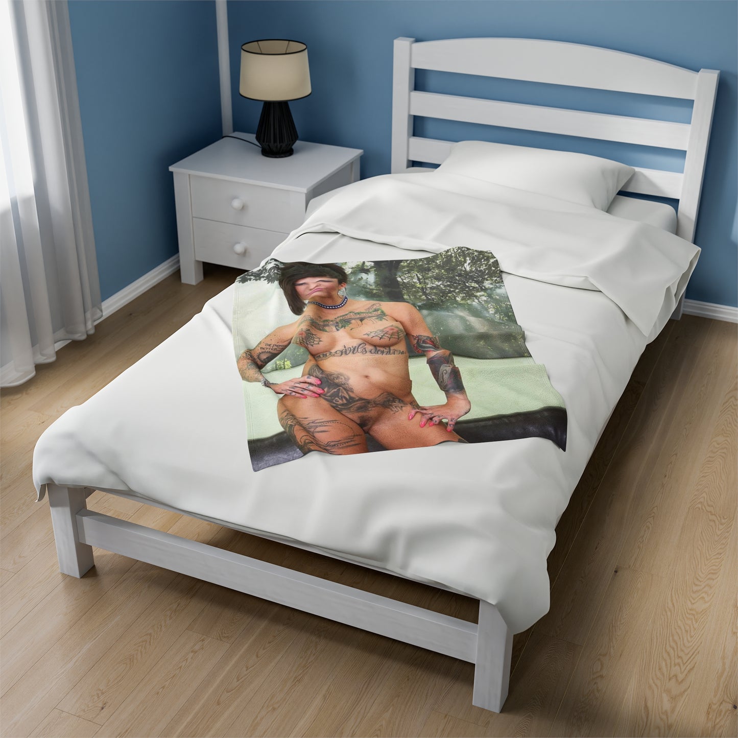 Velveteen Plush Blanket Pornstar Bonnie Rotten Nude