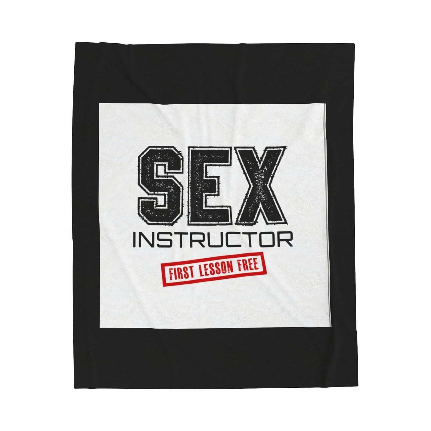 Velveteen Plush Blanket Sex Instructor