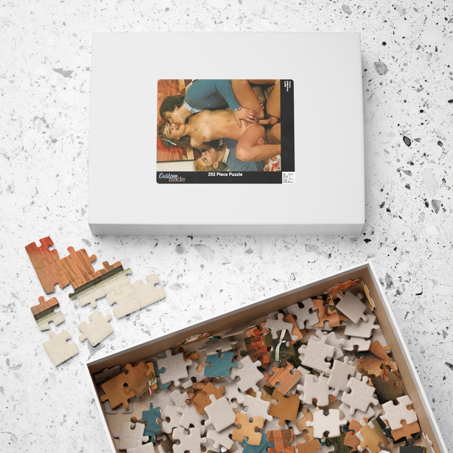 Puzzle (110, 252, 520, 1014-piece) Retro Porn Scene