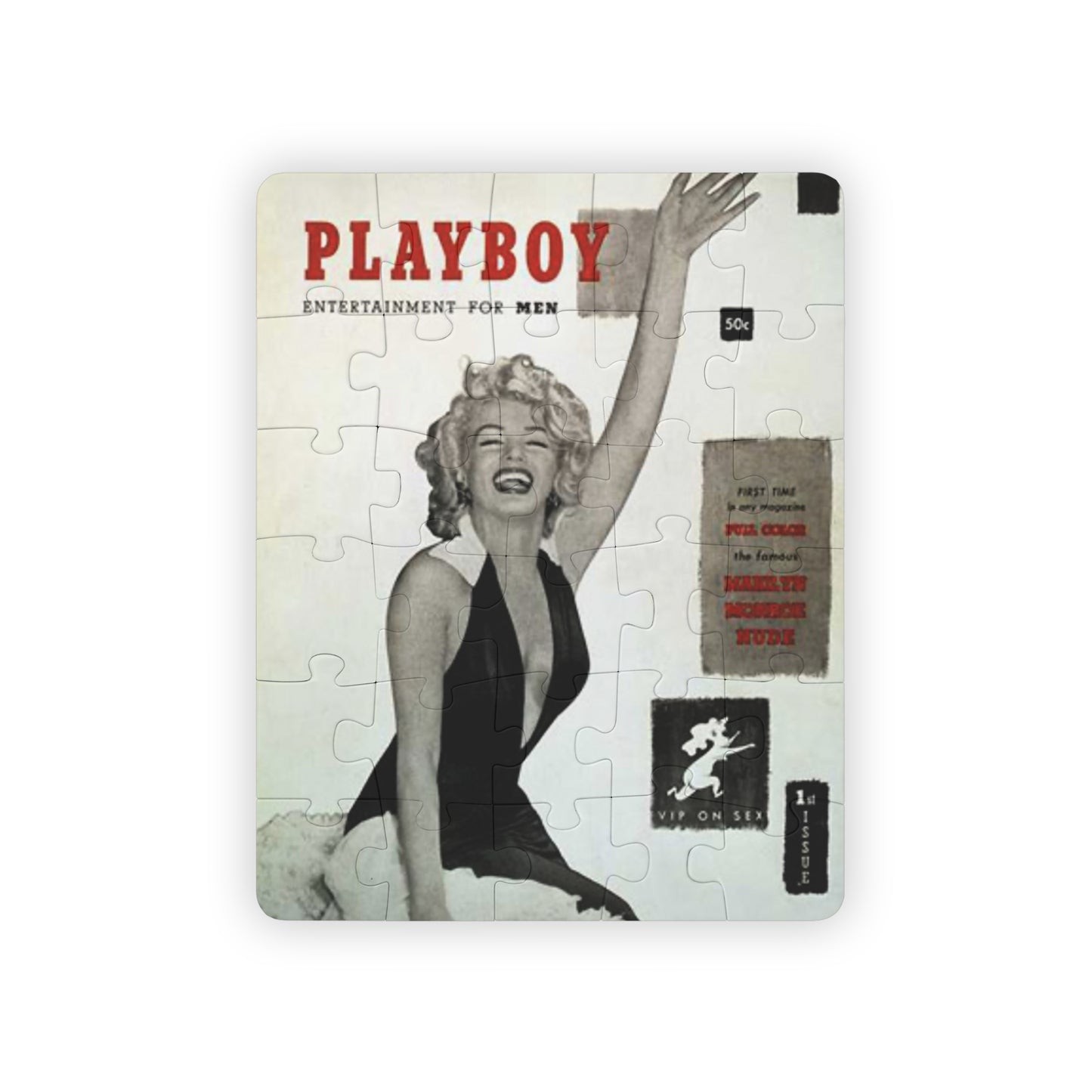 Puzzle, 30-Piece Playboy Cover December 1953 Marilyn Monroe