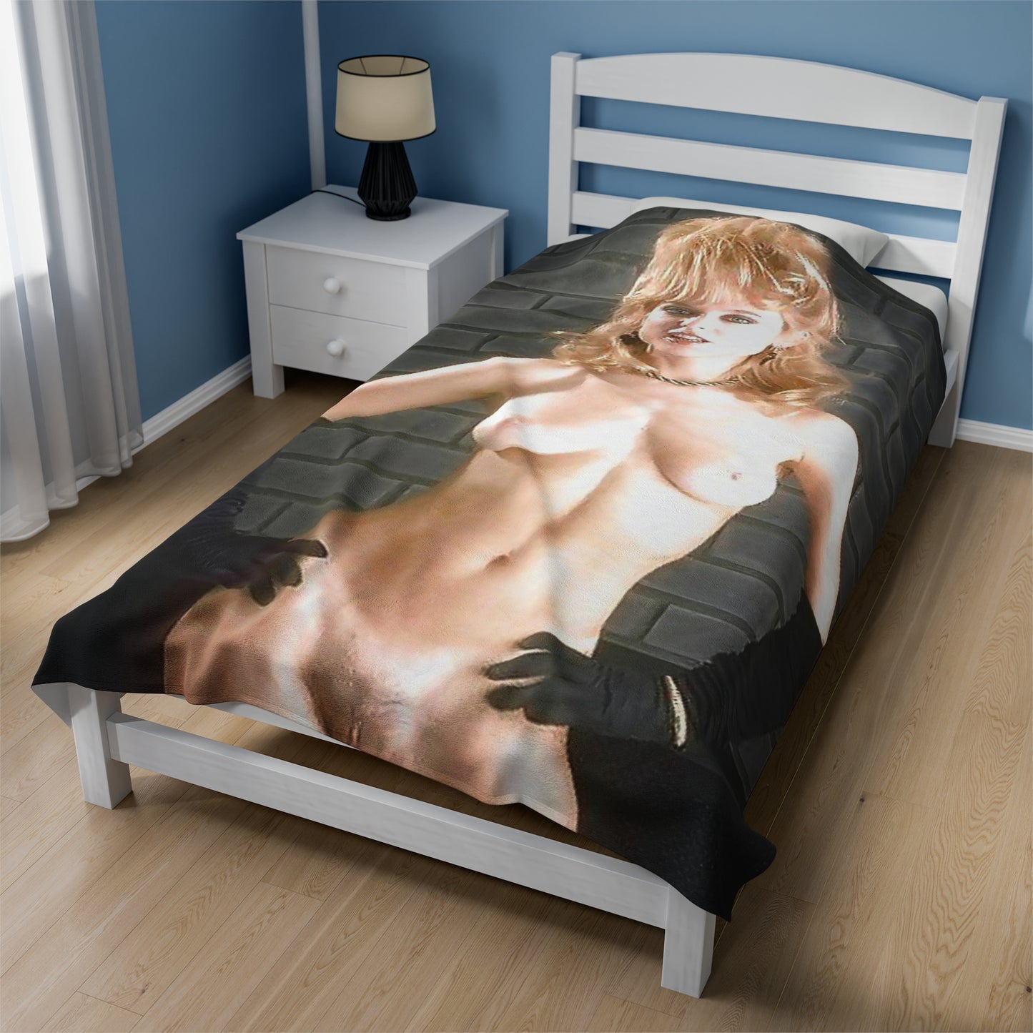 Velveteen Plush Blanket Porn Star Nina Hartley Nude