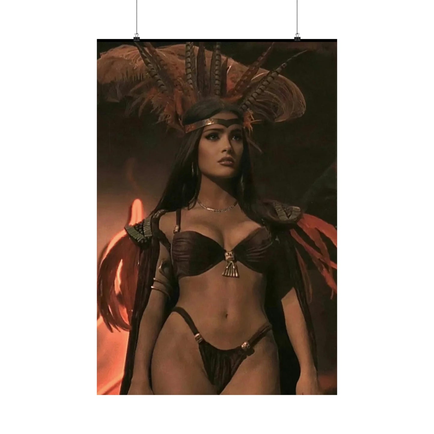 Matte Vertical Posters Salma Hayek Dusk til Dawn